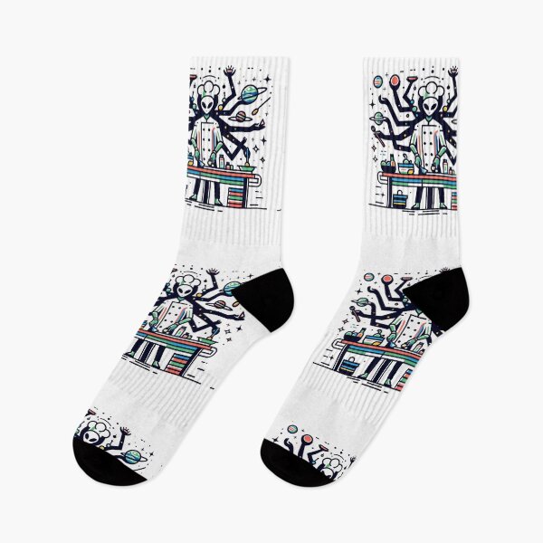 Item preview, Cosmic Chef - Culinary Master of the Universe designed and sold by SADStyleDesigns.