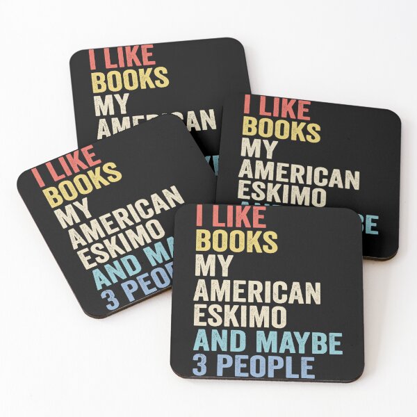 Item preview, American eskimo Dog Lover Gift - Cute Book Dogs Lover - Bookish Dog Fans designed and sold by vzrnmichsudops.