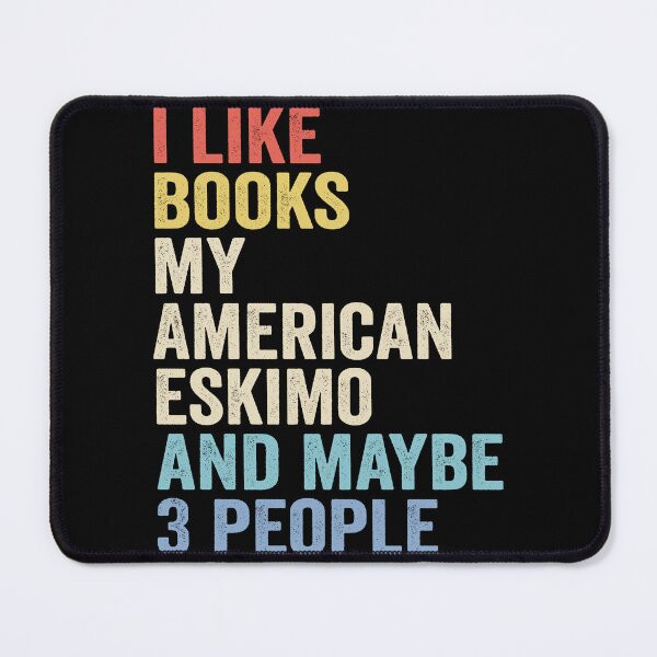 Item preview, American eskimo Dog Lover Gift - Cute Book Dogs Lover - Bookish Dog Fans designed and sold by vzrnmichsudops.