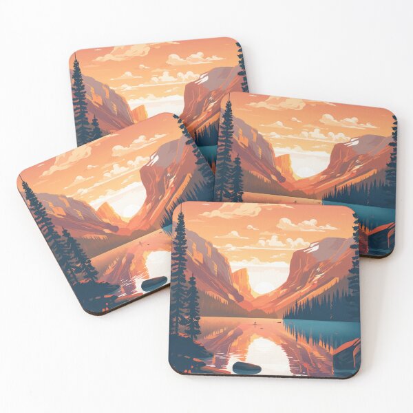Item preview, Banff National Park Sunset designed and sold by WanderlustArtsy.