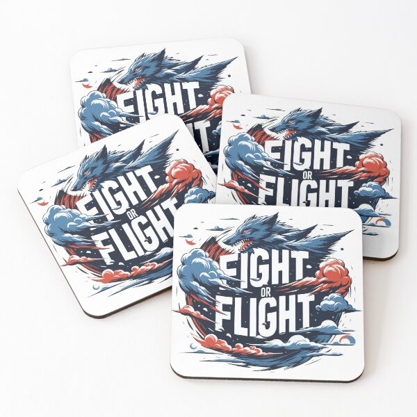 Item preview, Fight or Flight with wolf designed and sold by Decor-Craft.