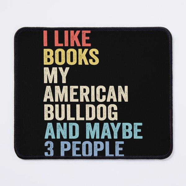 Item preview, American bulldog Dog Owner - Cool Books And American bulldog Dad Mom designed and sold by vzrnmichsudops.