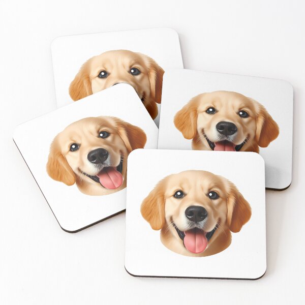 Item preview, Golden Doggo Retriever: Blurred Vision of Joyful Playfulness designed and sold by DethLock.