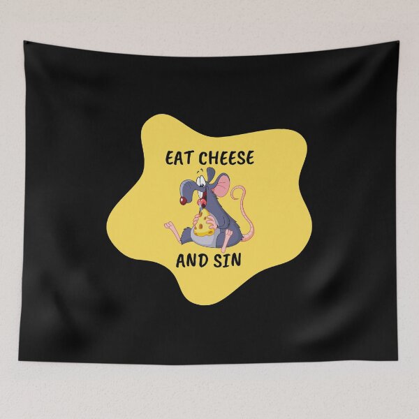 Item preview, Eat Cheese And Sin designed and sold by FunnyThings1.