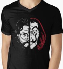 La Casa de Papel Profesor Men's V-Neck T-Shirt