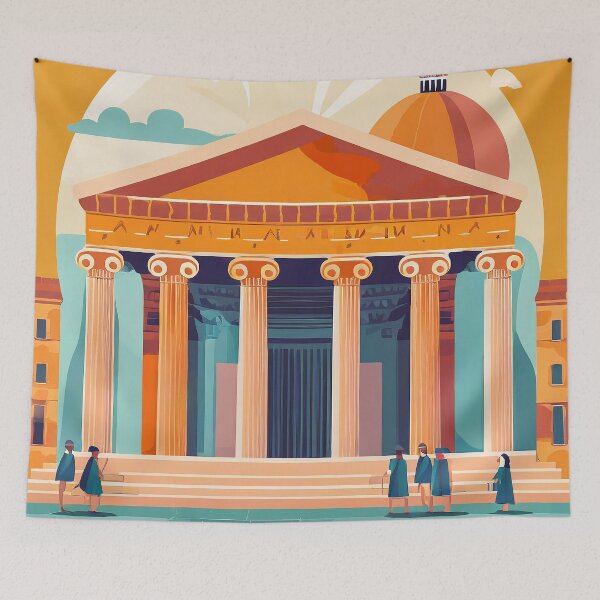 Item preview, Rome Pantheon Art designed and sold by MakeInShop.