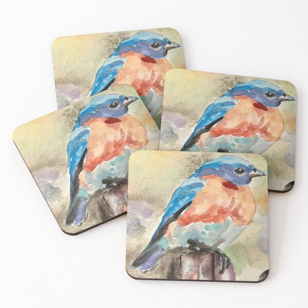 Item preview, American Bluebird designed and sold by Susan Elizabeth Jones Art.