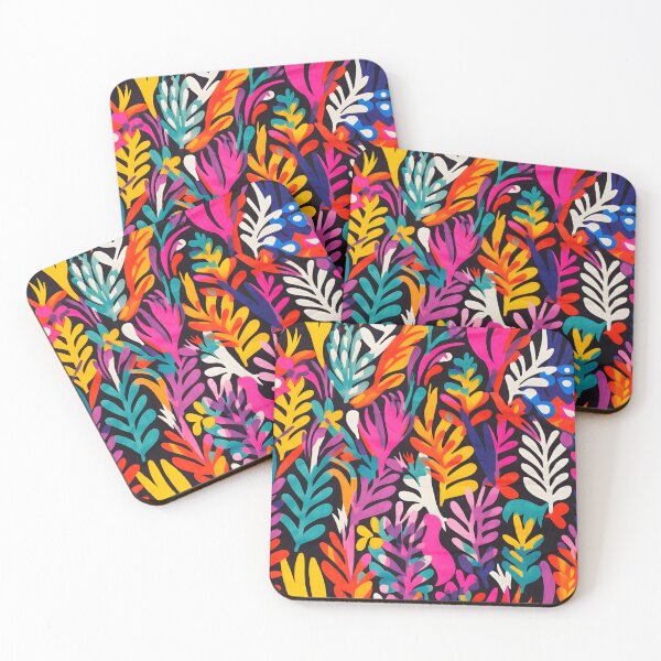 Item preview, Cool Rainbow Abstract Leaves - Colorful Plant Pattern Art designed and sold by TheTodayTribe.