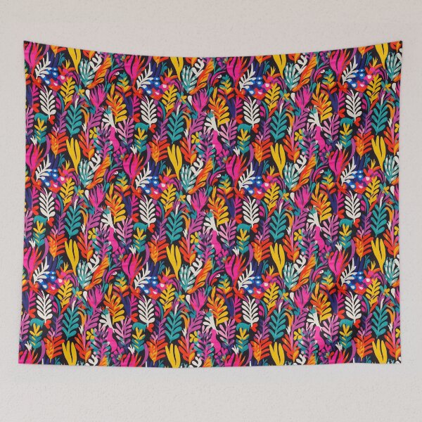 Item preview, Cool Rainbow Abstract Leaves - Colorful Plant Pattern Art designed and sold by TheTodayTribe.
