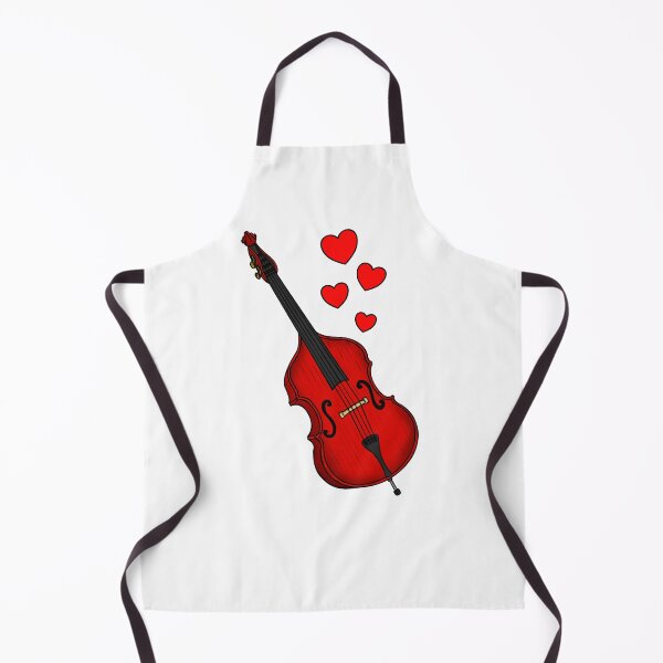 Item preview, Double Bass Valentines Bassist Wedding Musician designed and sold by doodlerob.