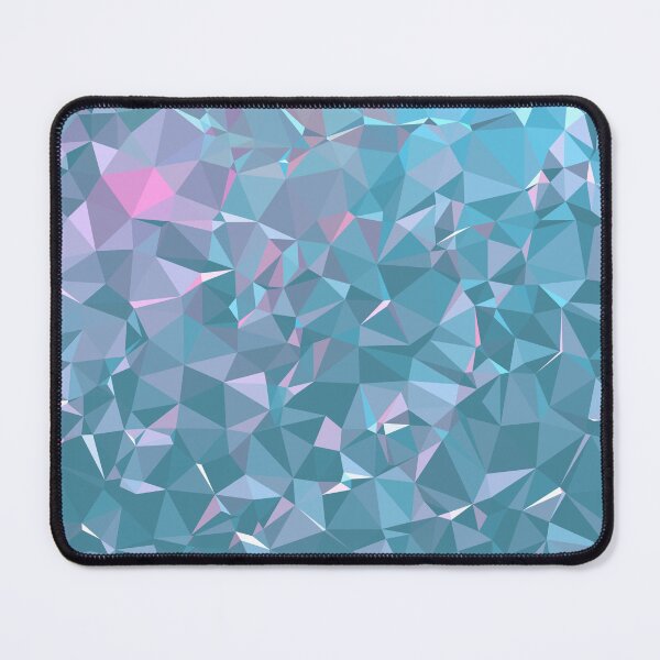 Item preview, Light blue, pink triangle geometric irregular pattern designed and sold by Fyleth.