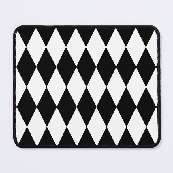 Item preview, Black & White Harlequin Diamond Pattern designed and sold by Zurickdesigns.