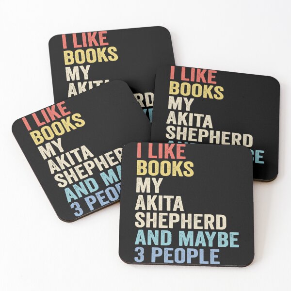 Item preview, Akita shepherd Dog and Books - I Like Books My Akita shepherd designed and sold by vzrnmichsudops.