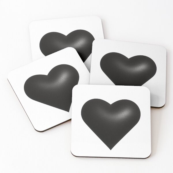 Item preview, Black heart designed and sold by Quiet Chaos.