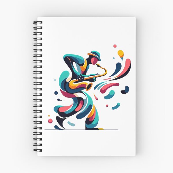 Item preview, Jazz It Up! ? Captivating Saxophonist Vector Art Tee designed and sold by Moisky Patterns.