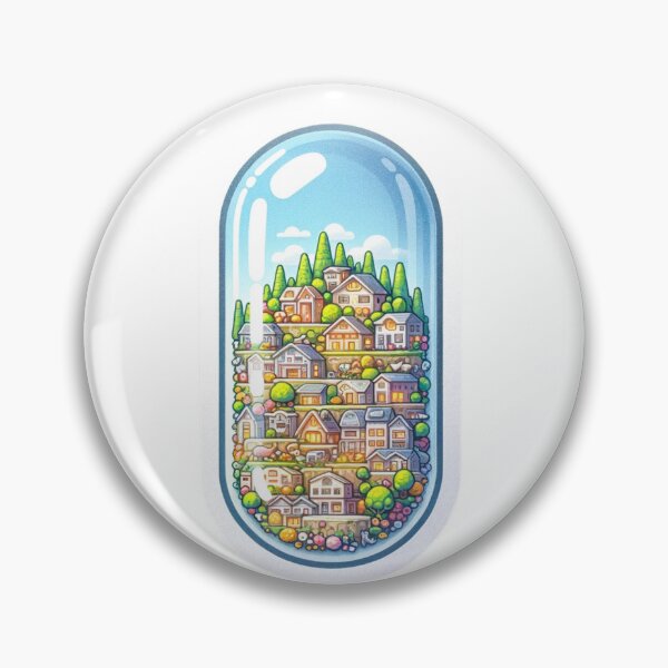 Item preview, Vitamin Sticker With City Inside Volume designed and sold by mymagicstoreus.