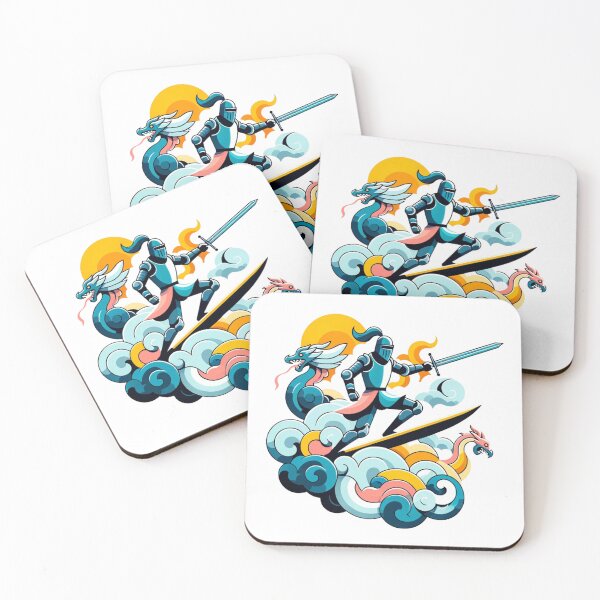 Item preview, Dragon Rider - Medieval Surfing the Sky designed and sold by SADStyleDesigns.