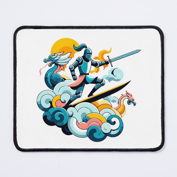 Item preview, Dragon Rider - Medieval Surfing the Sky designed and sold by SADStyleDesigns.