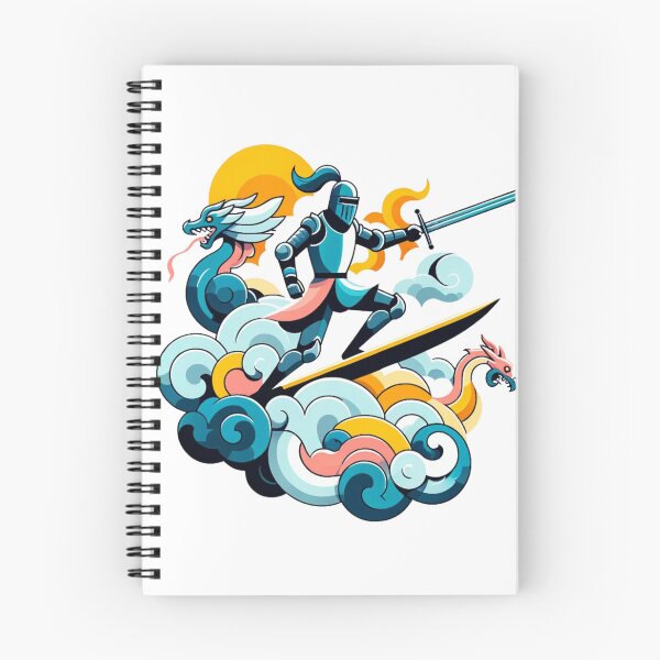 Item preview, Dragon Rider - Medieval Surfing the Sky designed and sold by SADStyleDesigns.