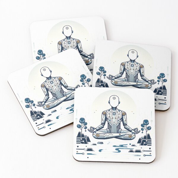 Item preview, Zen Bot - Tranquility in the Digital Age designed and sold by SADStyleDesigns.