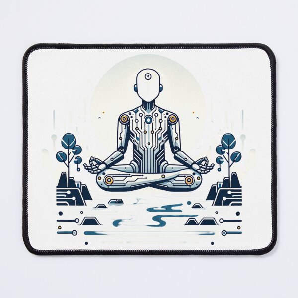 Item preview, Zen Bot - Tranquility in the Digital Age designed and sold by SADStyleDesigns.