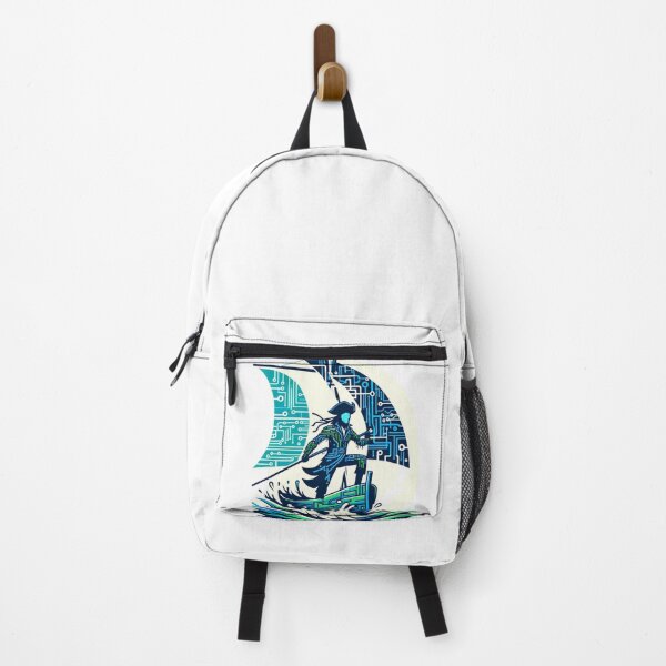 Item preview, Cybernetic Pirate - Navigating the Digital Seas designed and sold by SADStyleDesigns.