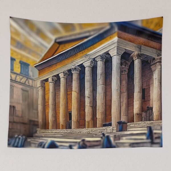 Item preview, Rome Pantheon Art designed and sold by MakeInShop.
