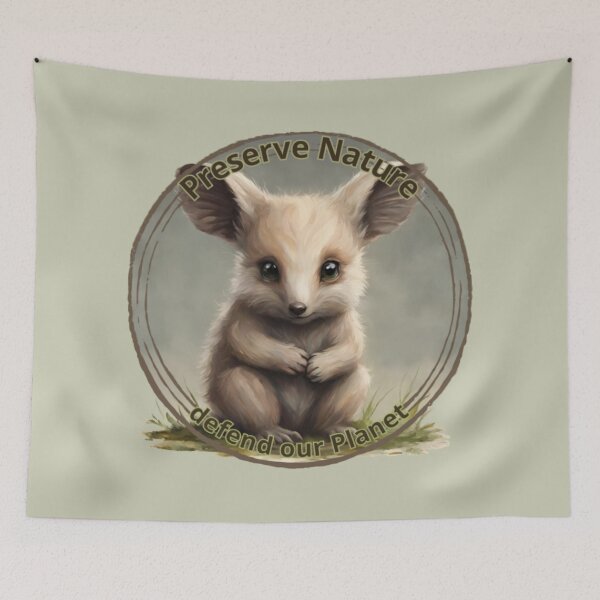 Item preview, Tiny Lemur - Defender of Earth's Beauty designed and sold by elleci.