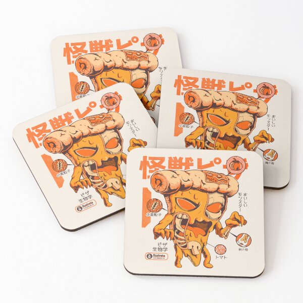 Item preview, Pizzazilla X-ray - Cream  designed and sold by Ilustrata®.