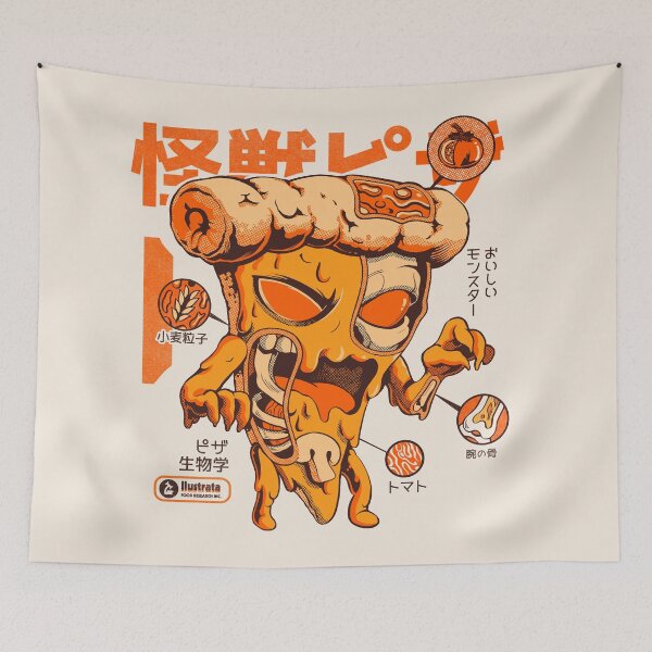 Item preview, Pizzazilla X-ray - Cream  designed and sold by Ilustrata®.