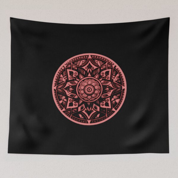 Item preview, Red mandala designed and sold by Buda--Vibes.
