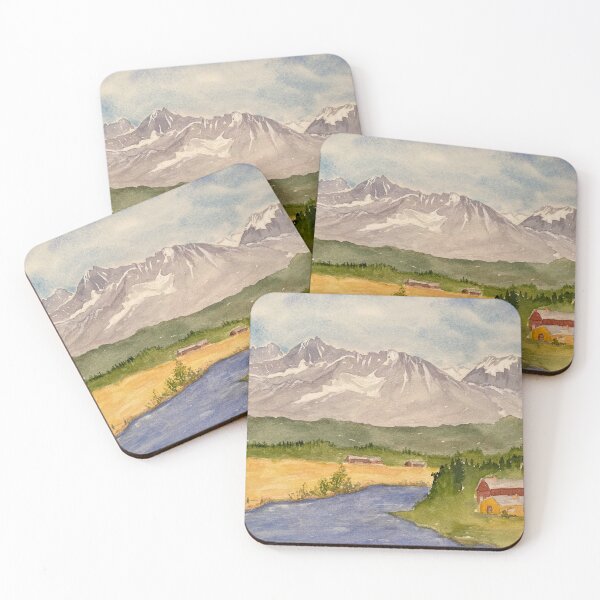 Item preview, Sawtooth Range- Idaho designed and sold by Diane Hall Watercolors.