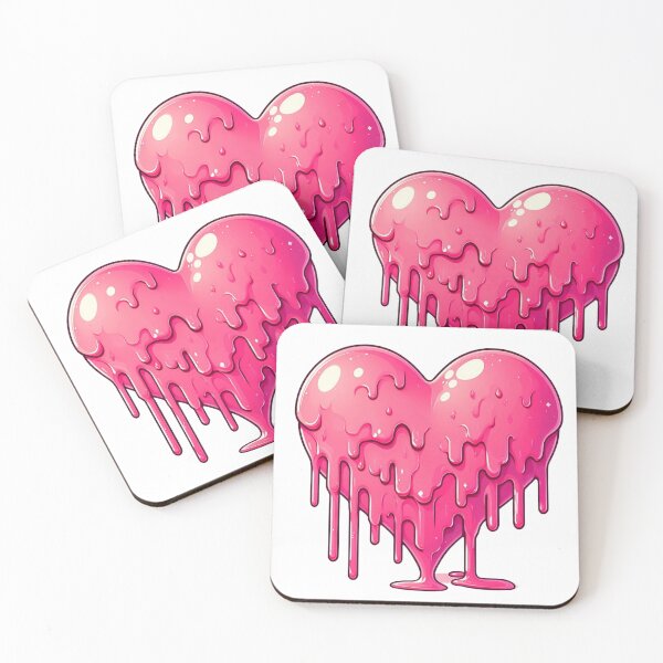 Item preview, melted heart designed and sold by Greydate.