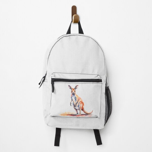 Item preview, Colorful Watercolor Baby Kangaroo Upright designed and sold by anyasevchenko.