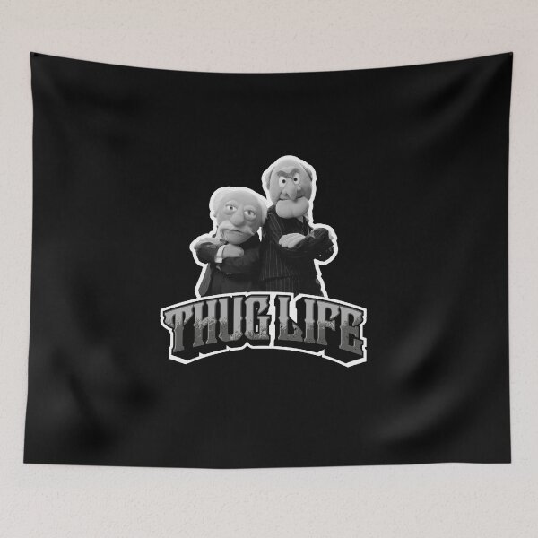 Item preview, Waldorf and Statler | Thug Life | Muppets designed and sold by Keith Pierce.