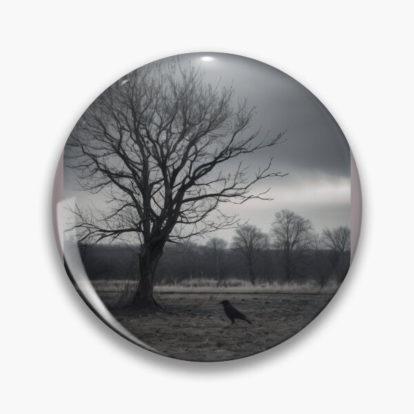 Item preview, A desolate place with a Crow designed and sold by NYXARTStudio.