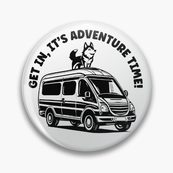 Item preview, Camper Van with Dog - Adventure Time! designed and sold by squarelogo.