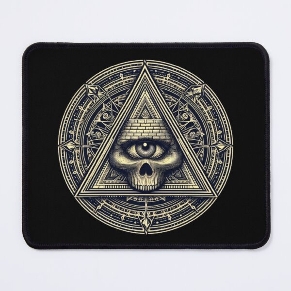 Item preview, Paintings from the Illuminati series - The All-Seeing Eye, Pyramids and Skull, Freemasons, Knowledge, Mystery. designed and sold by 2012DreamVision.