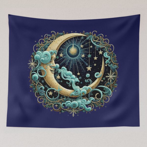 Item preview,  Crescent Moon In The Night Sky designed and sold by MyTshirtArt.
