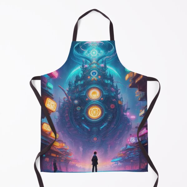 Item preview, Fantasy Isekai Cyberpunk World designed and sold by TondoMeander.