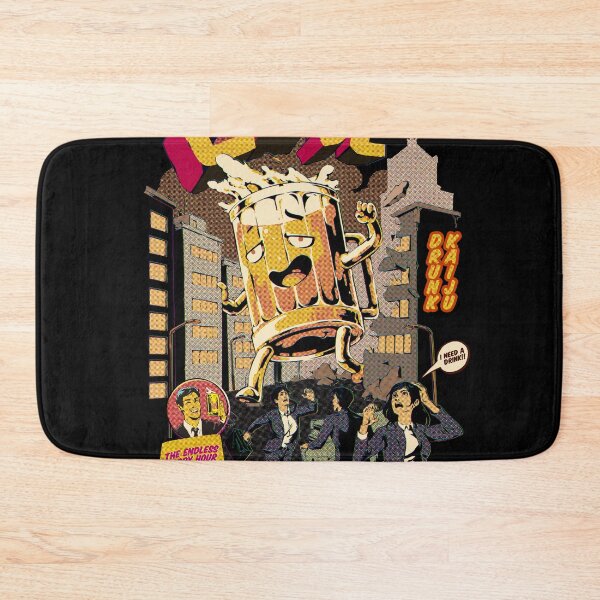Item preview, Drunk Beer Attack - Black  designed and sold by Ilustrata®.