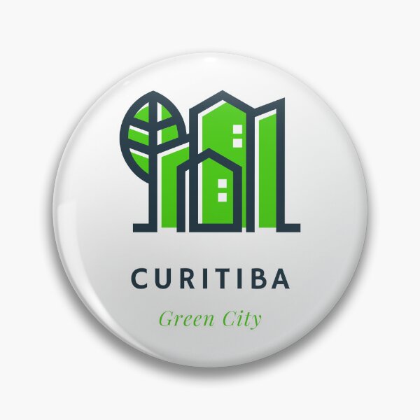 Item preview, Curitiba Brazil Latin America Sustainable Green City Logo designed and sold by Vintage-TM.