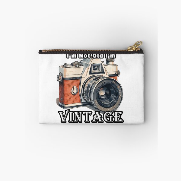 Item preview, I'm not old im vintage retro photo Camera 35mm with lens illustration designed and sold by TankandDPS.