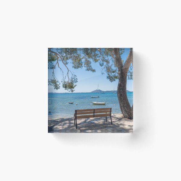 Item preview, Last Bench Puerto Pollensa Pine Walk designed and sold by GG WALL ART.