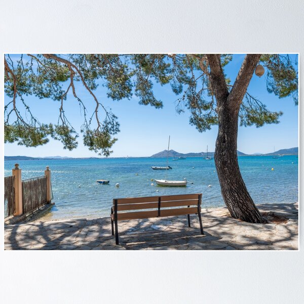 Item preview, Last Bench Puerto Pollensa Pine Walk designed and sold by GG WALL ART.