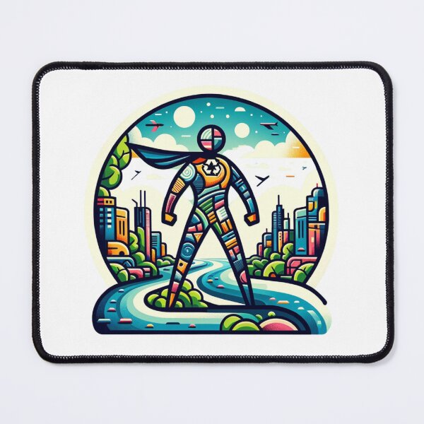 Item preview, Eco-Warrior - The Recycling Superhero designed and sold by SADStyleDesigns.