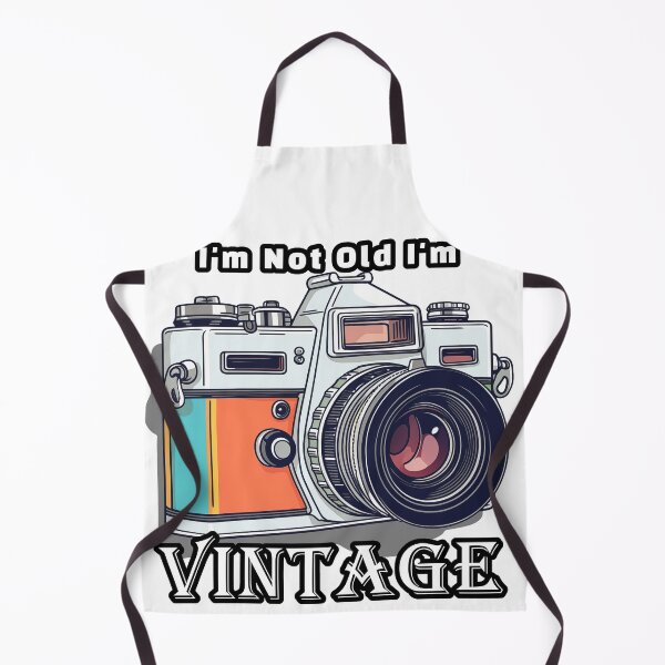 Item preview,  I'm not old im vintage retro photo Camera 35mm with lens illustration 2 designed and sold by TankandDPS.