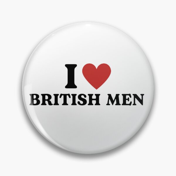Item preview, I love British men designed and sold by curnowstickers.