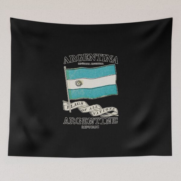 Item preview, Vintage Flag of Argentina designed and sold by KewaleeTee.