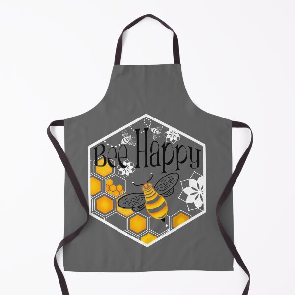 Artikelvorschau, Bee Happy Motiv entworfen und verkauft von JAWSCreatives.